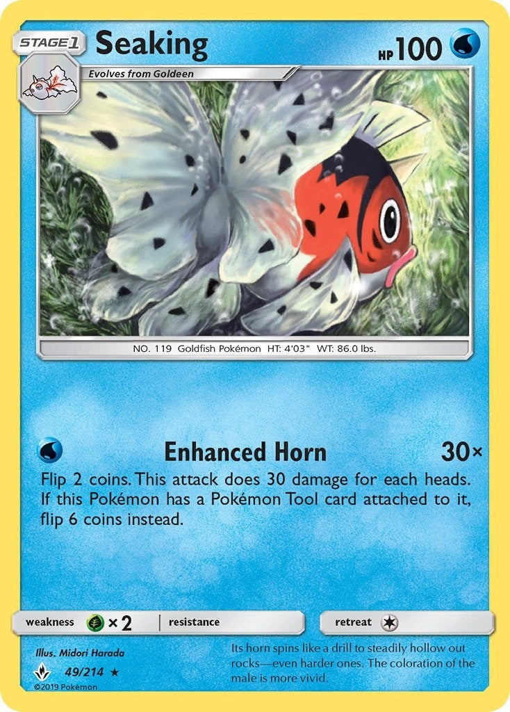 Image for Seaking (49/214) [SM - Unbroken Bonds] - Pokemon