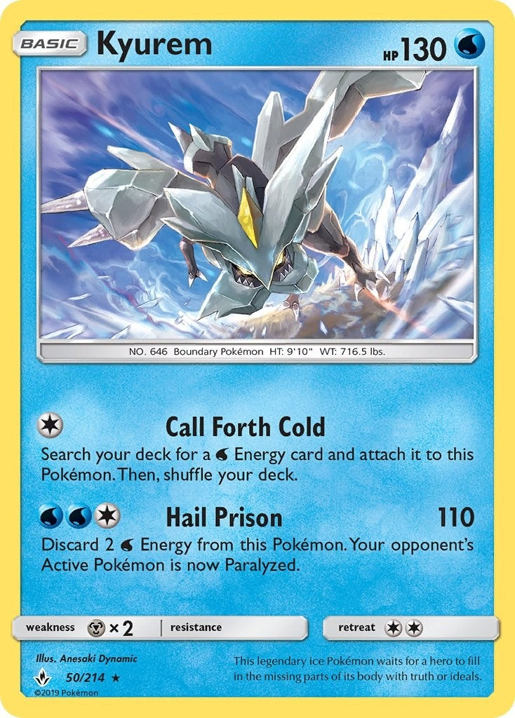 Image for Kyurem (50/214) [SM - Unbroken Bonds] - Pokemon