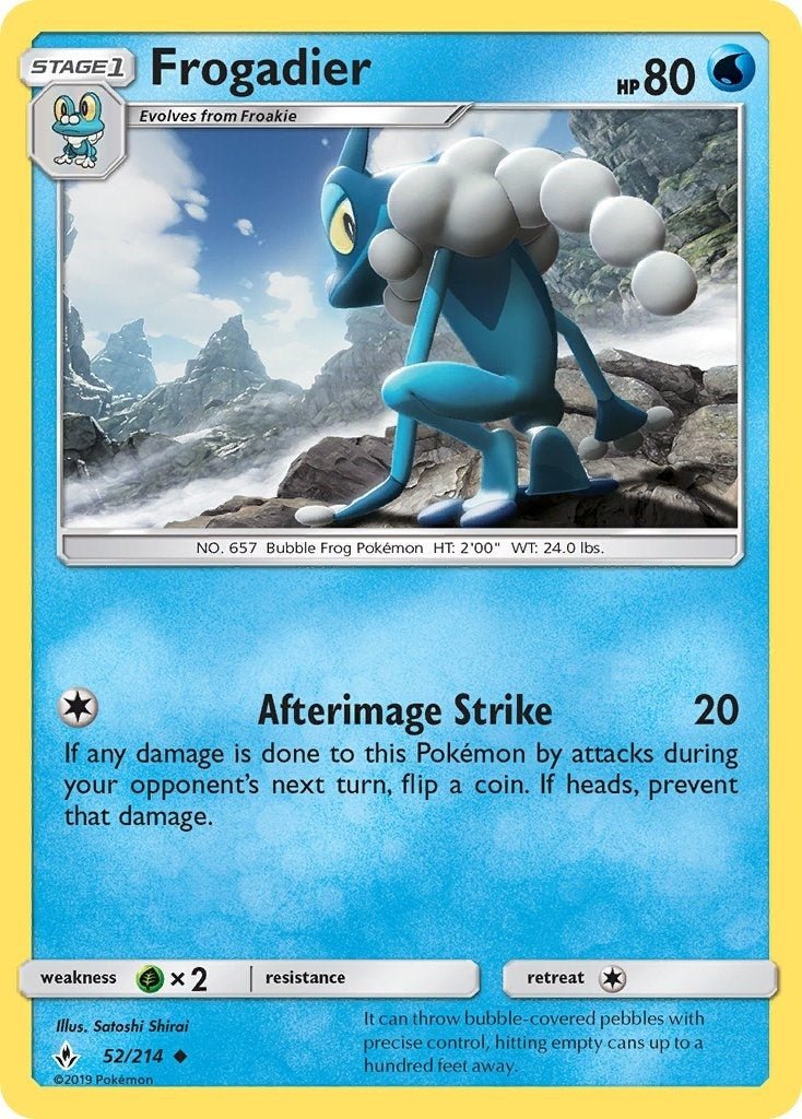 Image for Frogadier (52/214) [SM - Unbroken Bonds] - Pokemon