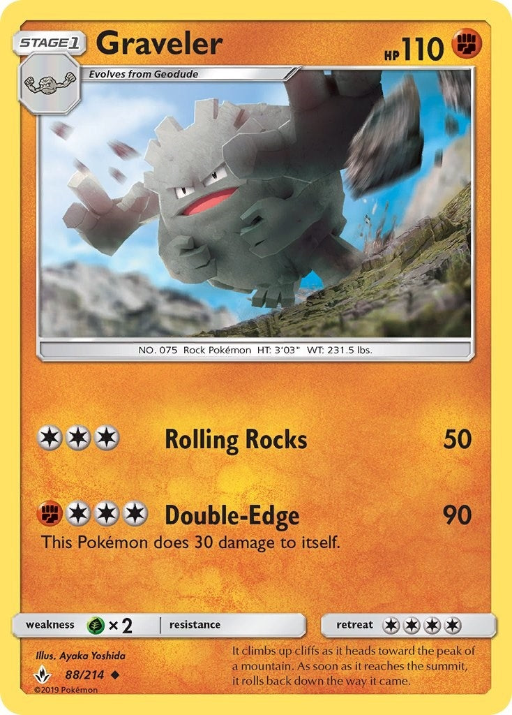 Image for Graveler (88/214) [SM - Unbroken Bonds] - Pokemon