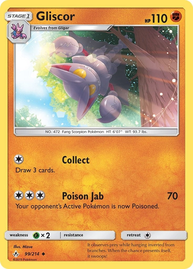 Image for Gliscor (99/214) [SM - Unbroken Bonds] - Pokemon