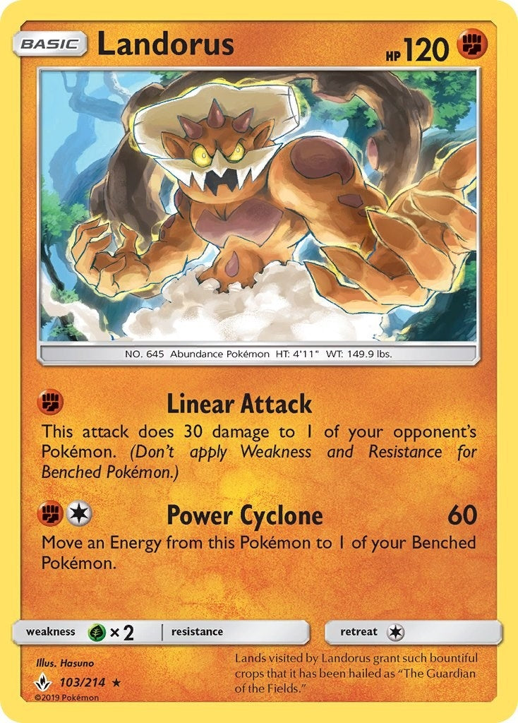Image for Landorus (103/214) [SM - Unbroken Bonds] - Pokemon