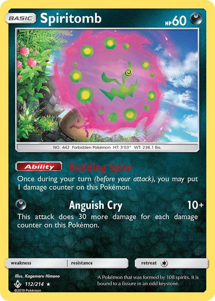 Image for Spiritomb (112/214) [SM - Unbroken Bonds] - Pokemon