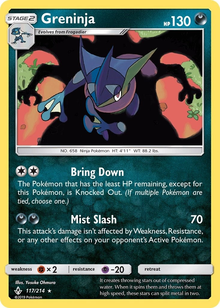 Image for Greninja (117/214) [SM - Unbroken Bonds] - Pokemon