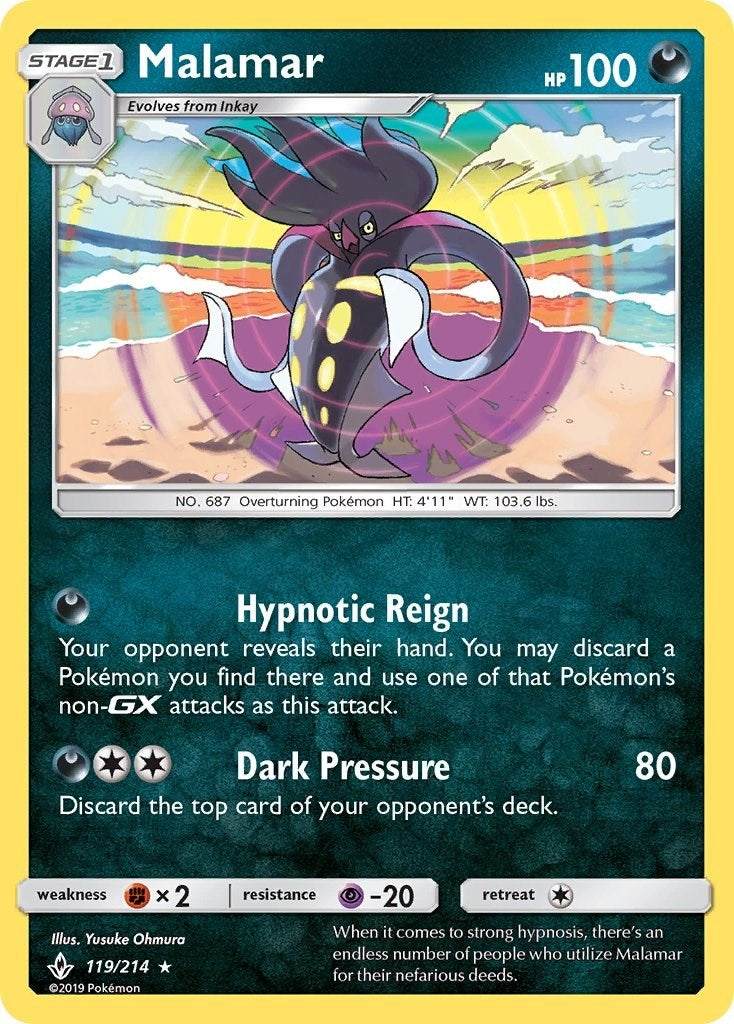 Image for Malamar (119/214) [SM - Unbroken Bonds] - Pokemon