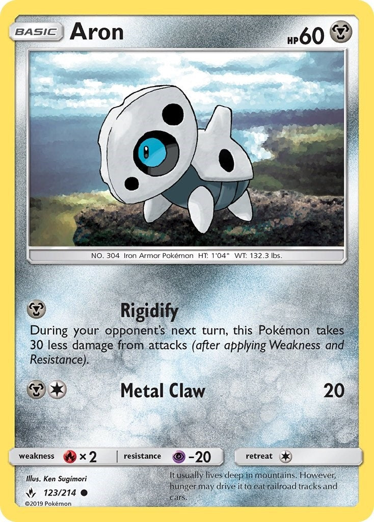 Image for Aron (123/214) [SM - Unbroken Bonds] - Pokemon