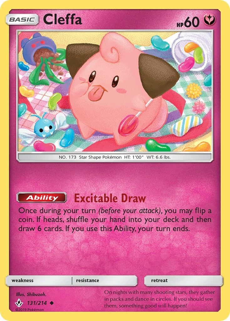 Image for Cleffa (131/214) [SM - Unbroken Bonds] - Pokemon