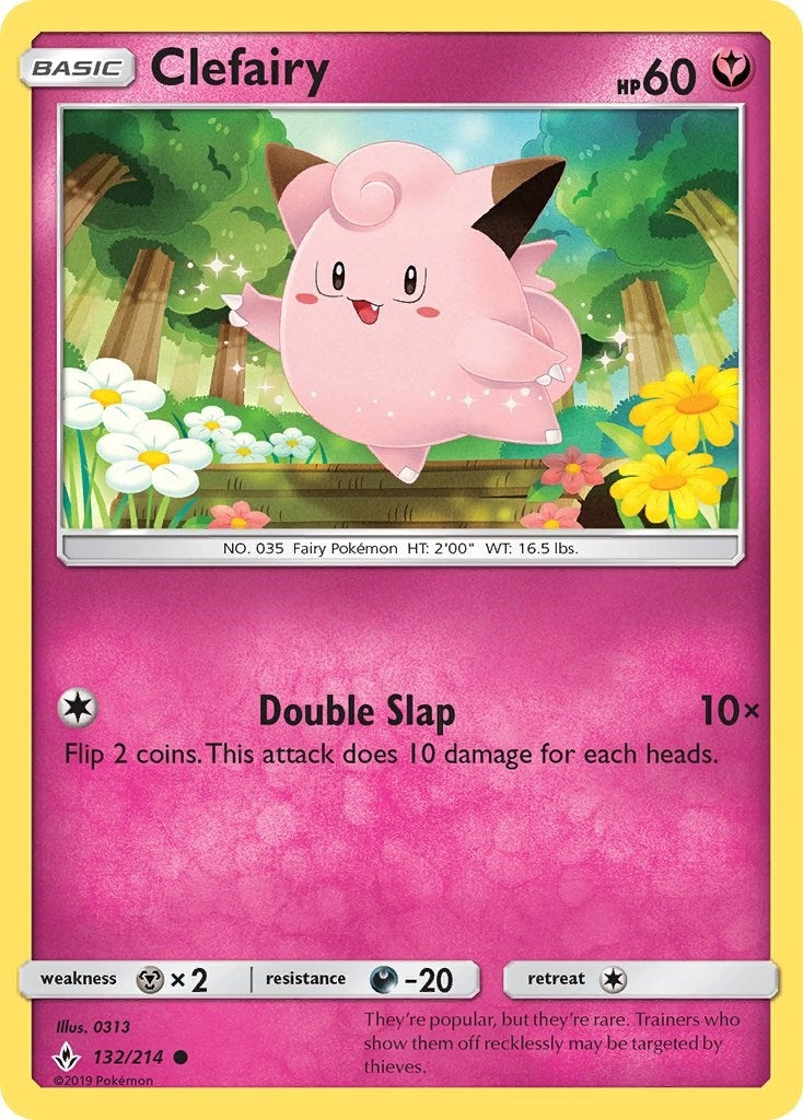Image for Clefairy (132/214) [SM - Unbroken Bonds] - Pokemon