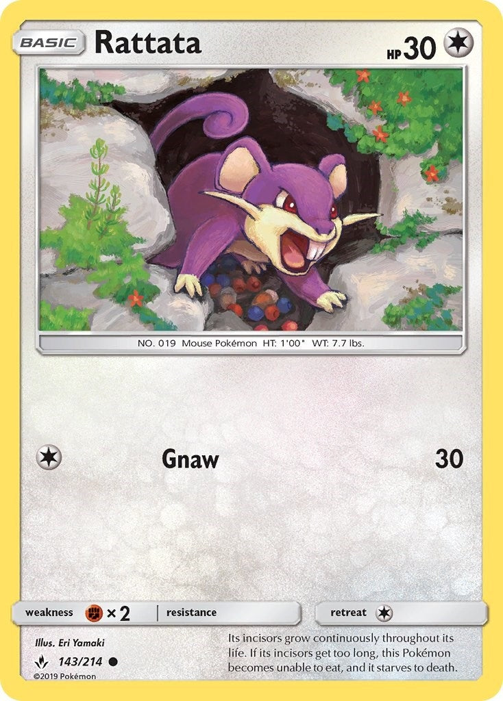 Image for Rattata (143/214) [SM - Unbroken Bonds] - Pokemon