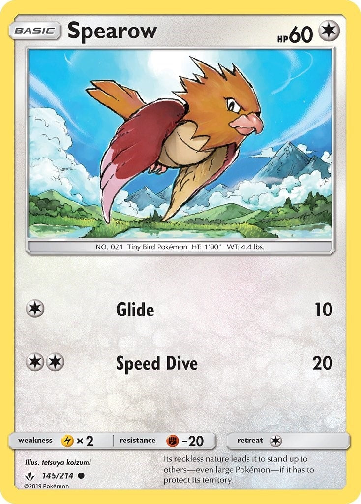 Image for Spearow (145/214) [SM - Unbroken Bonds] - Pokemon