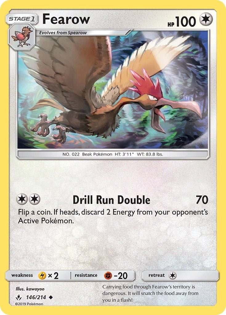 Image for Fearow (146/214) [SM - Unbroken Bonds] - Pokemon