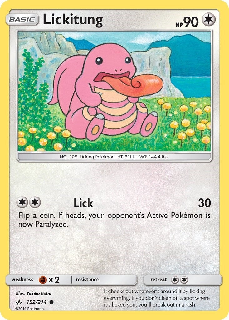 Image for Lickitung (152/214) [SM - Unbroken Bonds] - Pokemon
