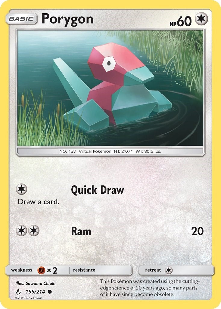 Image for Porygon (155) (155/214) [SM - Unbroken Bonds] - Pokemon