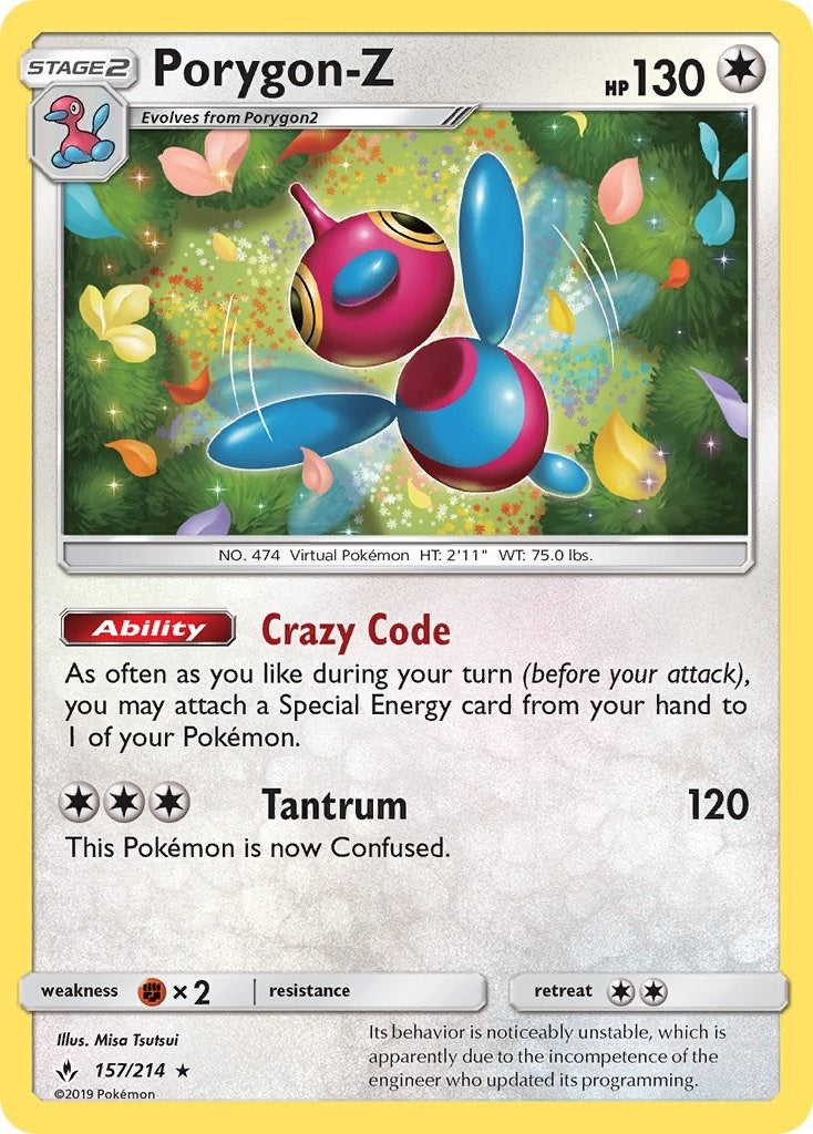Image for Porygon-Z (157/214) [SM - Unbroken Bonds] - Pokemon