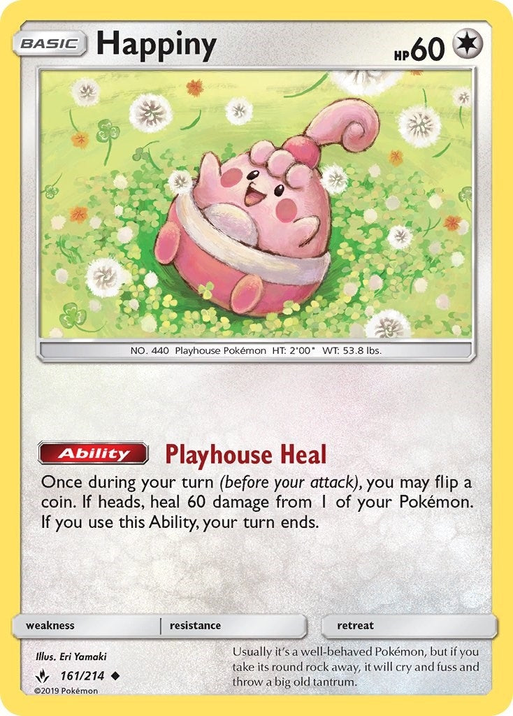 Image for Happiny (161/214) [SM - Unbroken Bonds] - Pokemon