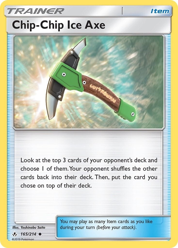Image for Chip-Chip Ice Axe (165/214) [SM - Unbroken Bonds] - Pokemon