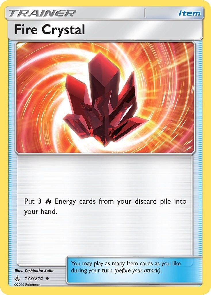 Image for Fire Crystal (173/214) [SM - Unbroken Bonds] - Pokemon