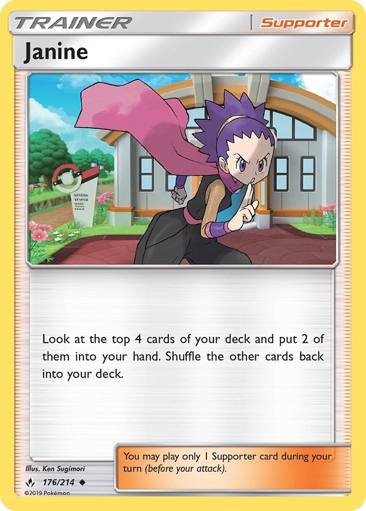 Image for Janine (176/214) [SM - Unbroken Bonds] - Pokemon