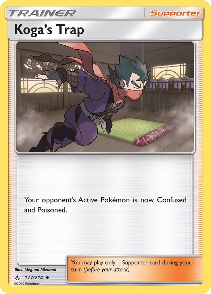 Image for Koga's Trap (177/214) [SM - Unbroken Bonds] - Pokemon
