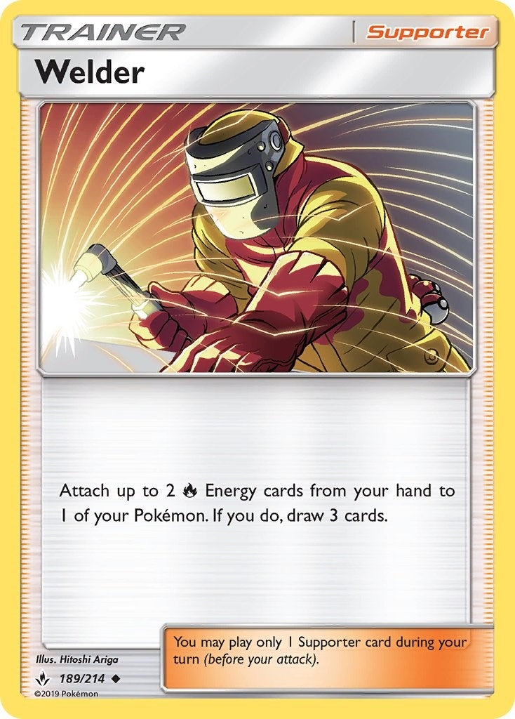 Image for Welder (189/214) [SM - Unbroken Bonds] - Pokemon