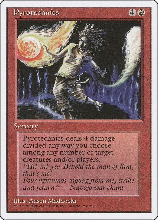 Image for Pyrotechnics [Fourth Edition] - Magic: The Gathering
