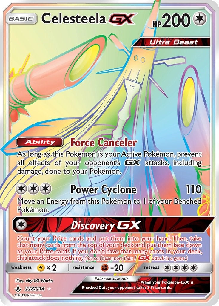 Image for Celesteela GX (Secret) (228/214) [SM - Unbroken Bonds] - Pokemon
