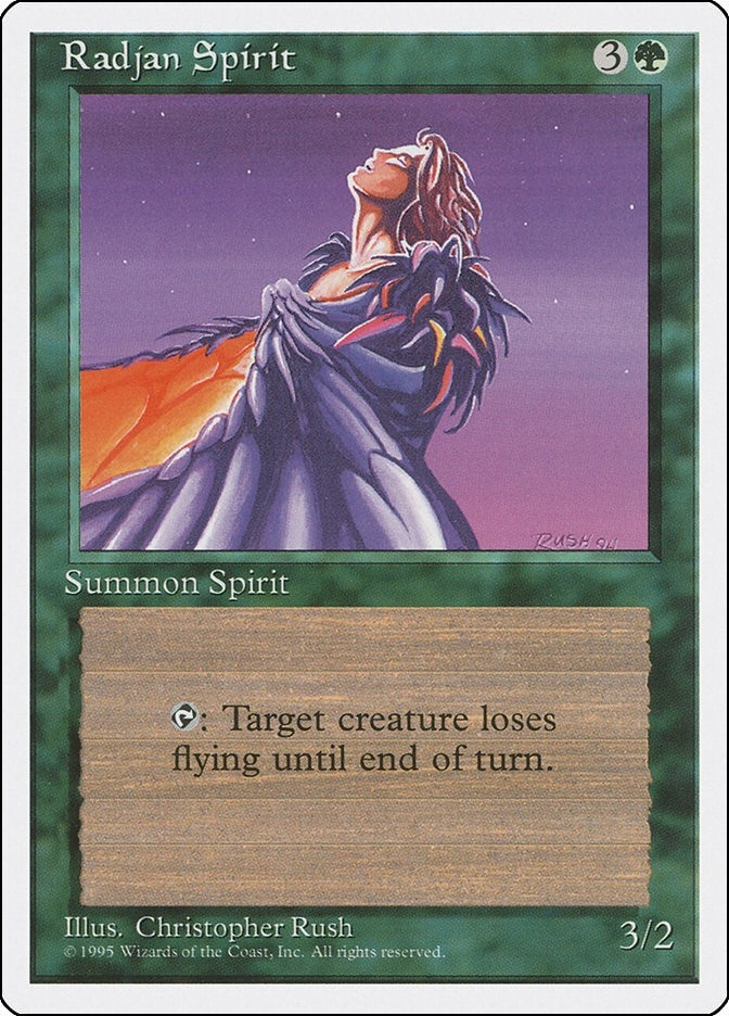 Image for Radjan Spirit [Fourth Edition] - Magic: The Gathering