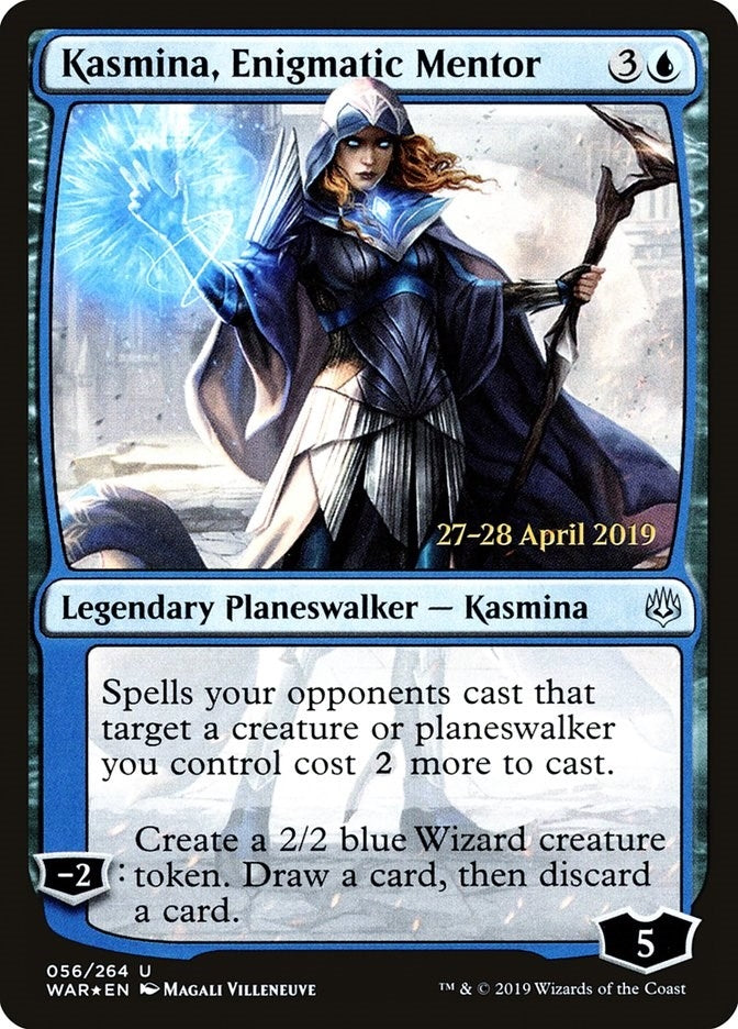 Image for Kasmina, Enigmatic Mentor (56) [Prerelease Cards] - Magic: The Gathering