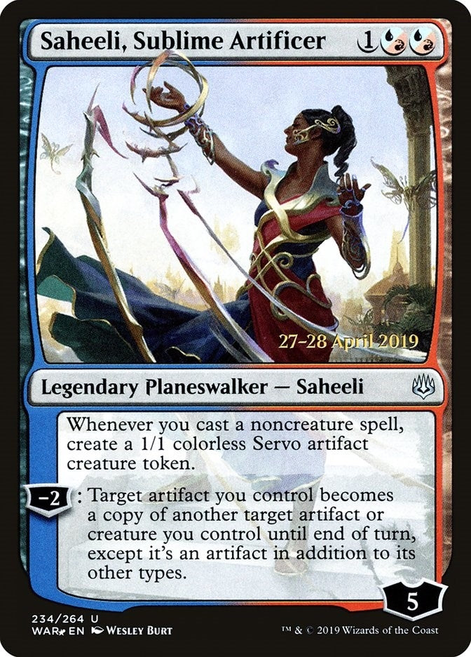 Image for Saheeli, Sublime Artificer (234) [Prerelease Cards] - Magic: The Gathering
