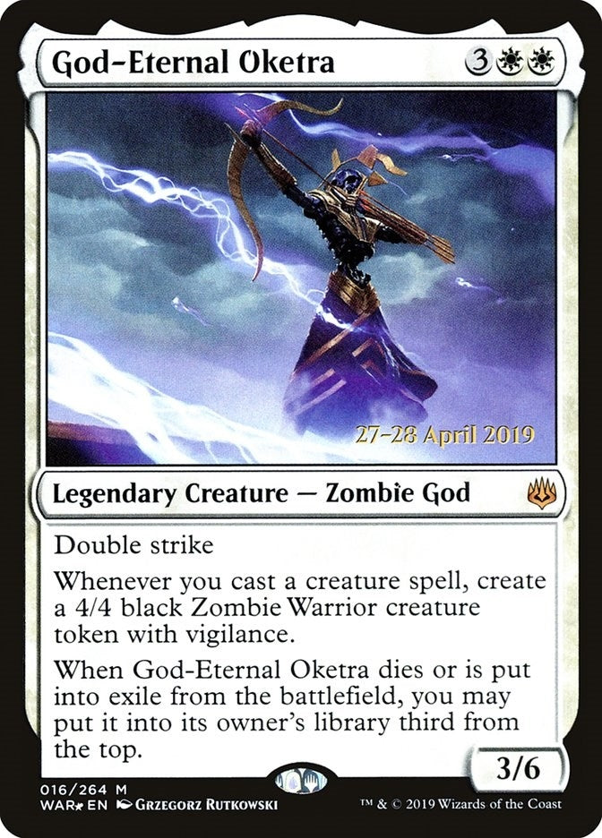 Image for God-Eternal Oketra (16) [Prerelease Cards] - Magic: The Gathering