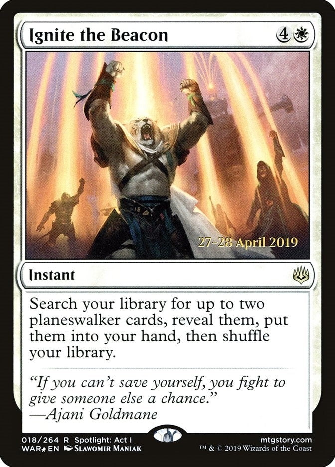 Image for Ignite the Beacon (18) [Prerelease Cards] - Magic: The Gathering