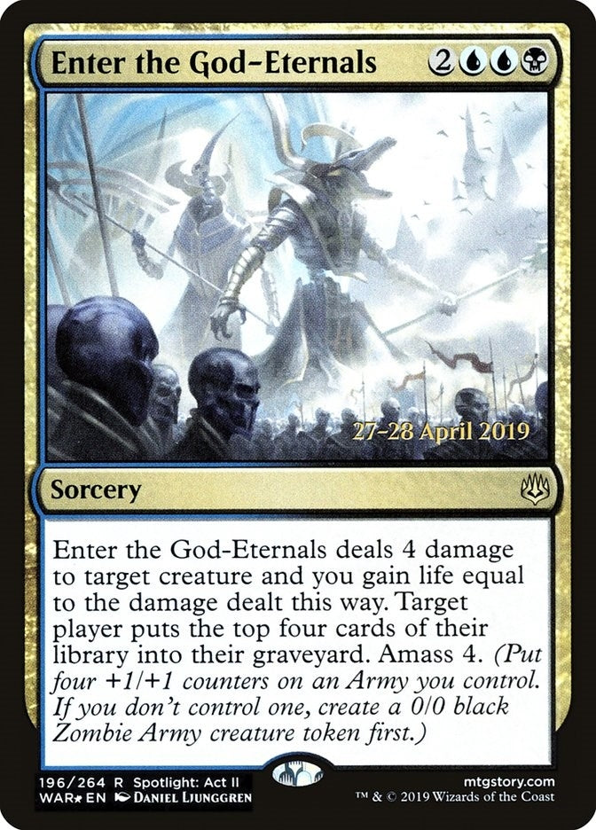 Image for Enter the God-Eternals (196) [Prerelease Cards] - Magic: The Gathering