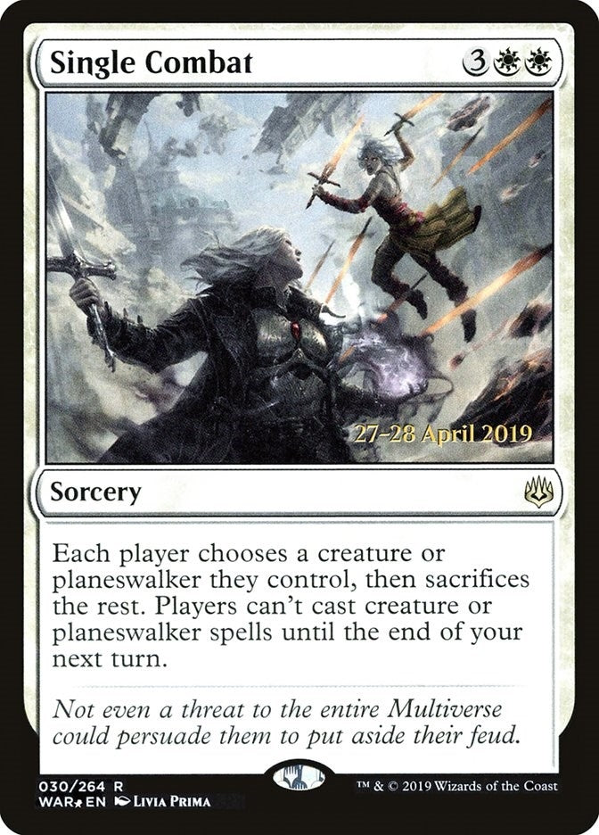 Image for Single Combat (30) [Prerelease Cards] - Magic: The Gathering