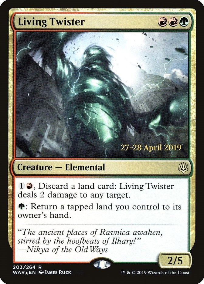 Image for Living Twister (203) [Prerelease Cards] - Magic: The Gathering