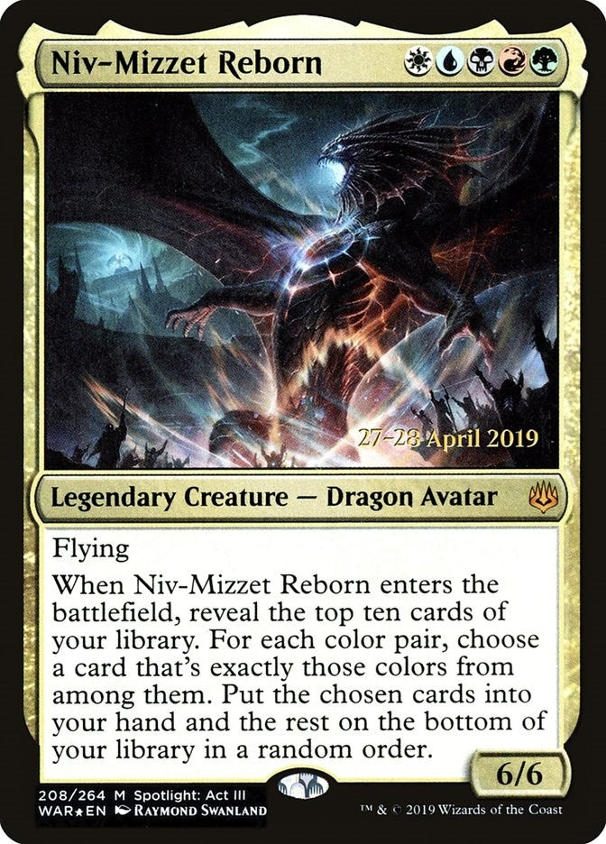Image for Niv-Mizzet Reborn (208) [Prerelease Cards] - Magic: The Gathering