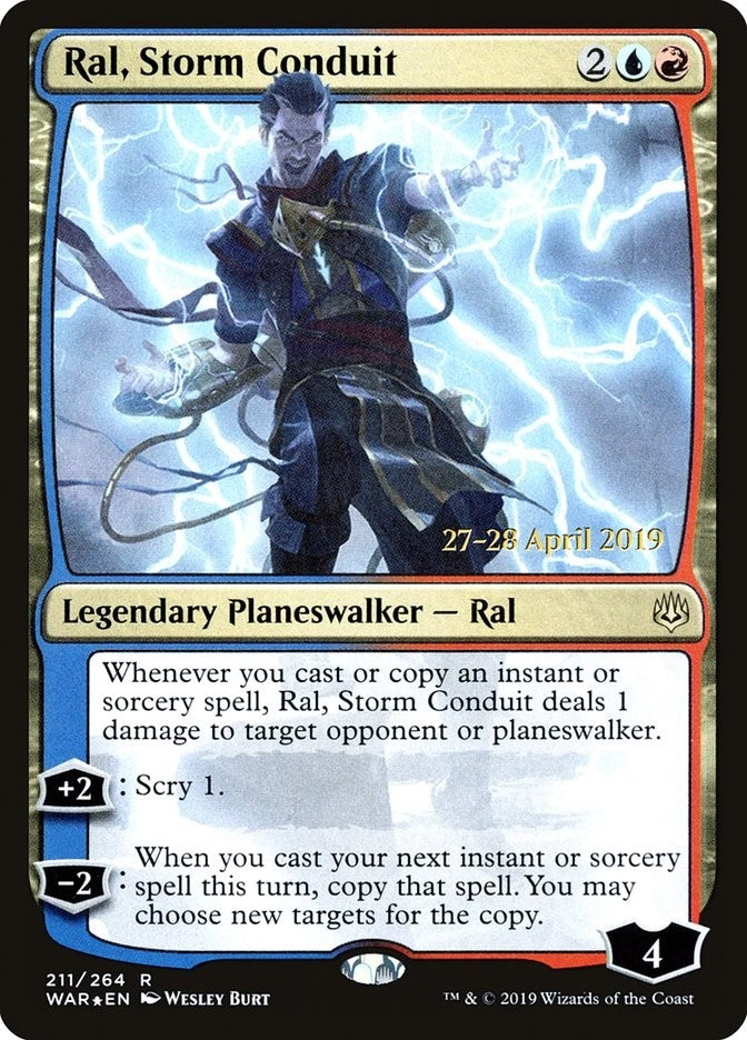 Image for Ral, Storm Conduit (211) [Prerelease Cards] - Magic: The Gathering