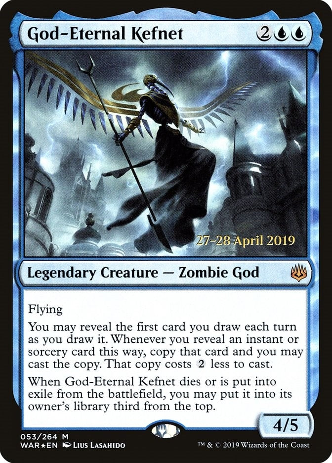 Image for God-Eternal Kefnet (53) [Prerelease Cards] - Magic: The Gathering