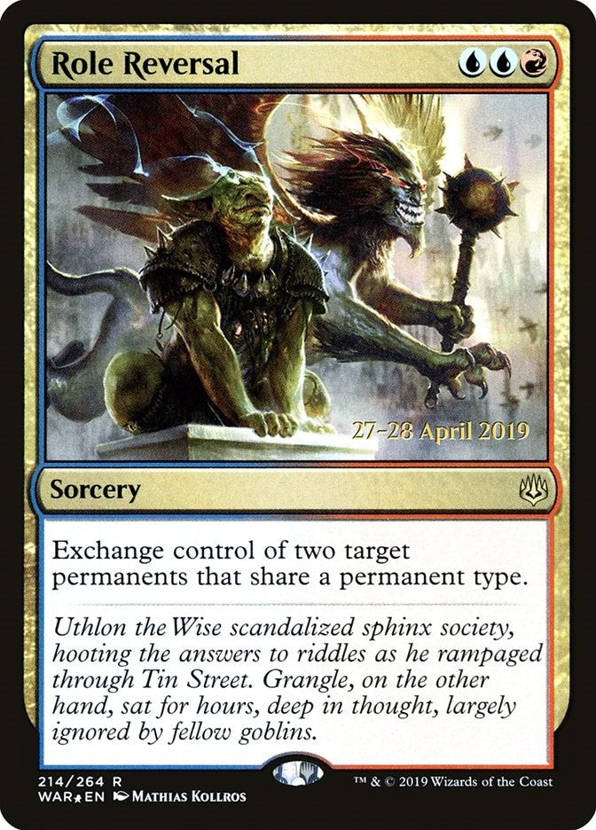 Image for Role Reversal (214) [Prerelease Cards] - Magic: The Gathering