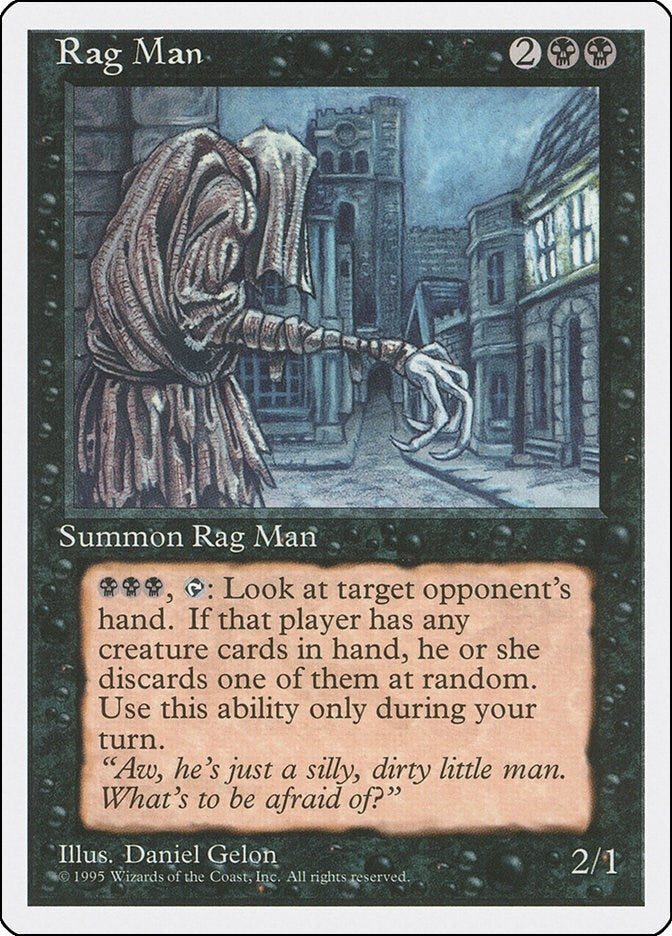 Image for Rag Man [Fourth Edition] - Magic: The Gathering