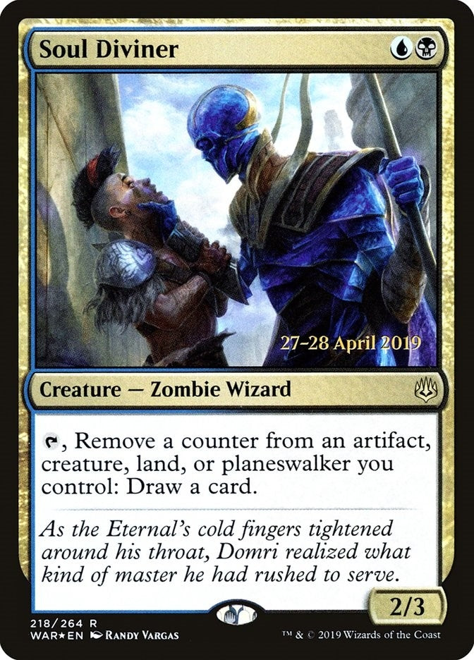 Image for Soul Diviner (218) [Prerelease Cards] - Magic: The Gathering