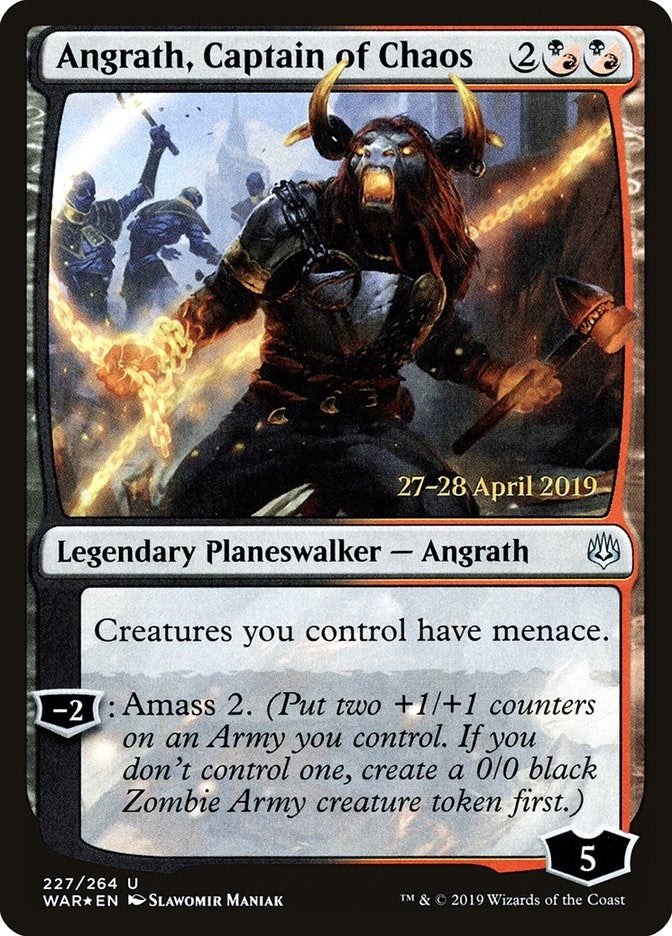 Image for Angrath, Captain of Chaos (227) [Prerelease Cards] - Magic: The Gathering