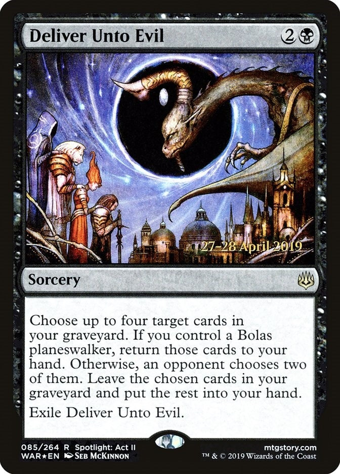 Image for Deliver Unto Evil (85) [Prerelease Cards] - Magic: The Gathering