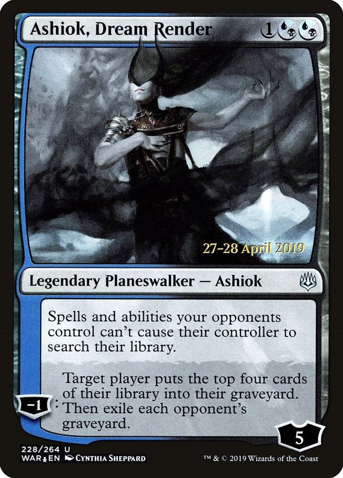 Image for Ashiok, Dream Render (228) [Prerelease Cards] - Magic: The Gathering