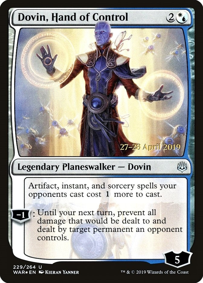 Image for Dovin, Hand of Control (229) [Prerelease Cards] - Magic: The Gathering