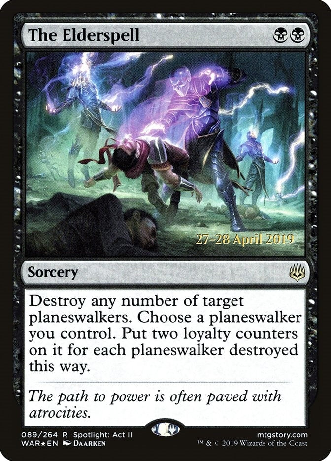 Image for The Elderspell (89) [Prerelease Cards] - Magic: The Gathering