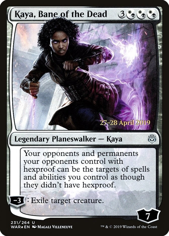 Image for Kaya, Bane of the Dead (231) [Prerelease Cards] - Magic: The Gathering