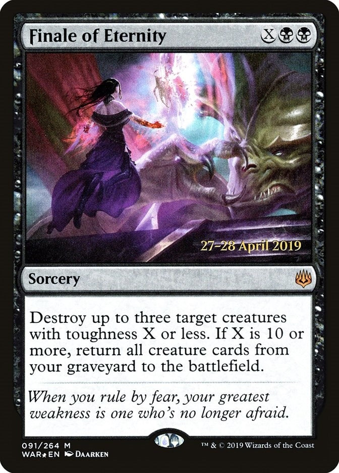 Image for Finale of Eternity (91) [Prerelease Cards] - Magic: The Gathering