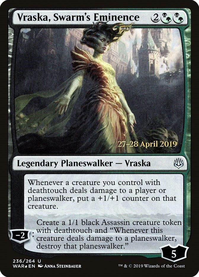 Image for Vraska, Swarm's Eminence (236) [Prerelease Cards] - Magic: The Gathering