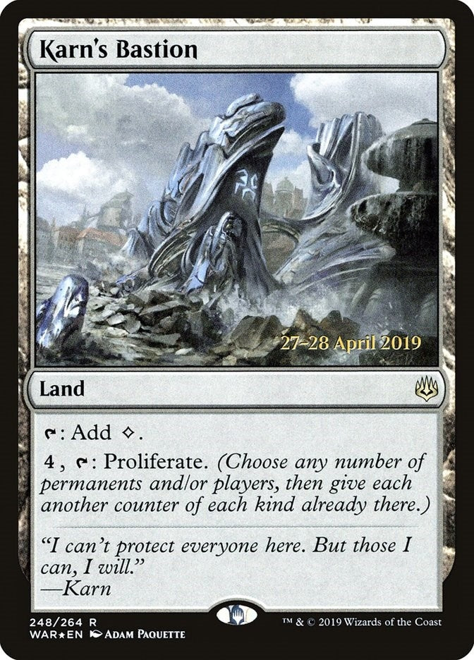 Image for Karn's Bastion (248) [Prerelease Cards] - Magic: The Gathering