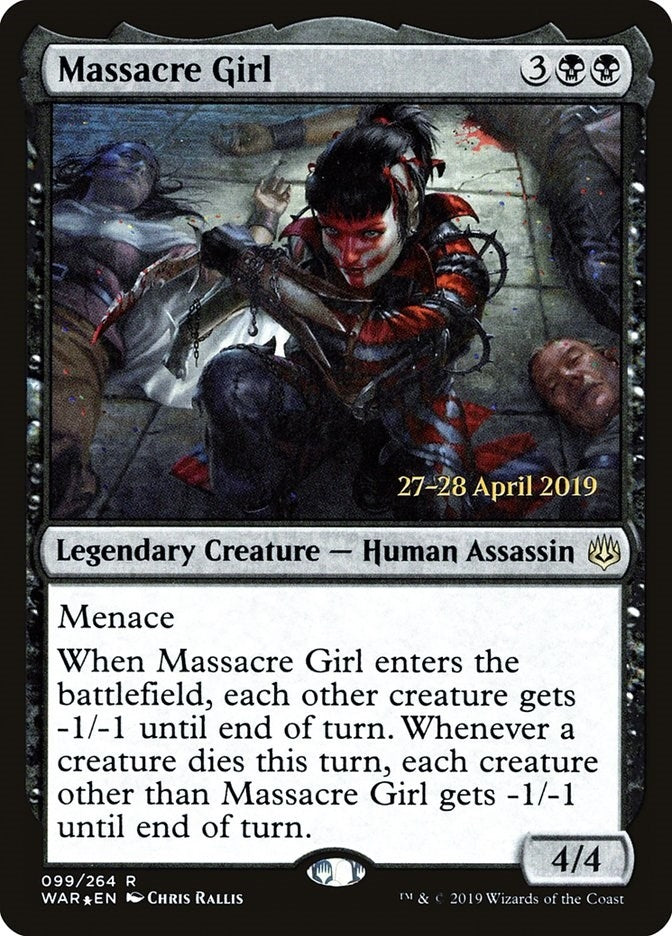 Image for Massacre Girl (99) [Prerelease Cards] - Magic: The Gathering